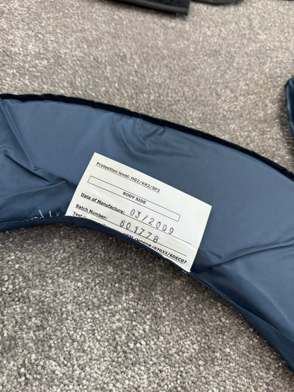 Ex Police Ballistic Collar Body Armour With Filler Anti Stab & Ballistic HG2 / KR2 / SP2
