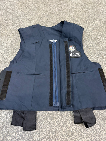 Ex Bedfordshire Police Body Armour Vest Cover BADGED Film TV Collector Display