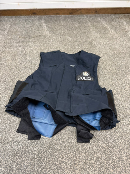 Ex Bedfordshire Police Body Armour Vest Cover BADGED Film TV Collector Display