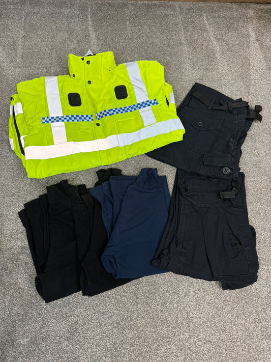 Ex Police Clothing Job Lot Waterproof Jacket Arktis Trousers Keela Fleece Bundle