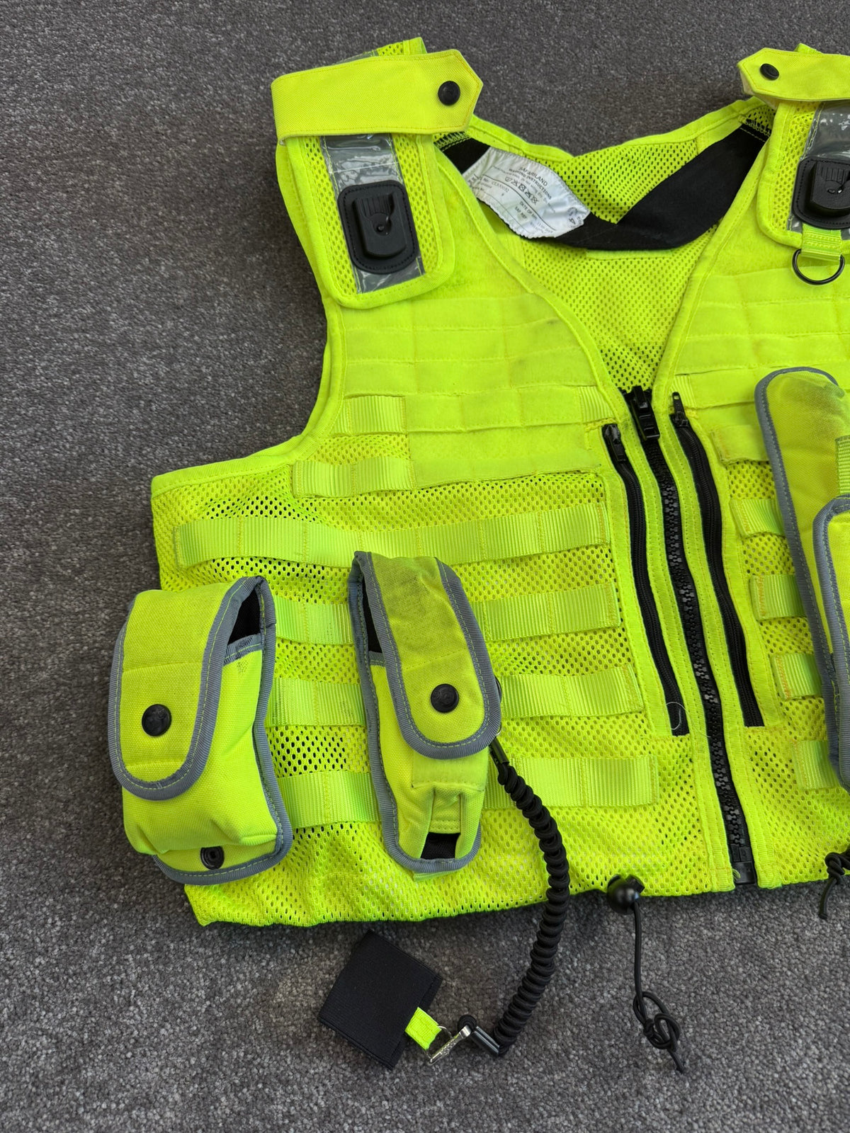 Safariland Hi-Vis MOLLE Vest & Pouches Tactical Utility Security Vest Ex Police - XXL