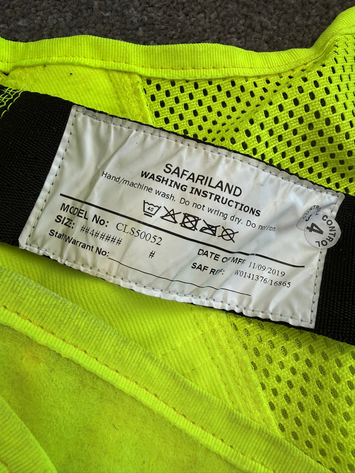 Safariland Hi-Vis MOLLE Vest & Pouches Tactical Utility Security Vest Ex Police - XXL