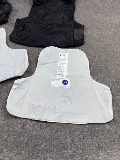 Ex Police Mehler Covert Body Armour Stab Vest X LARGE Ballistic HG1A + Bag