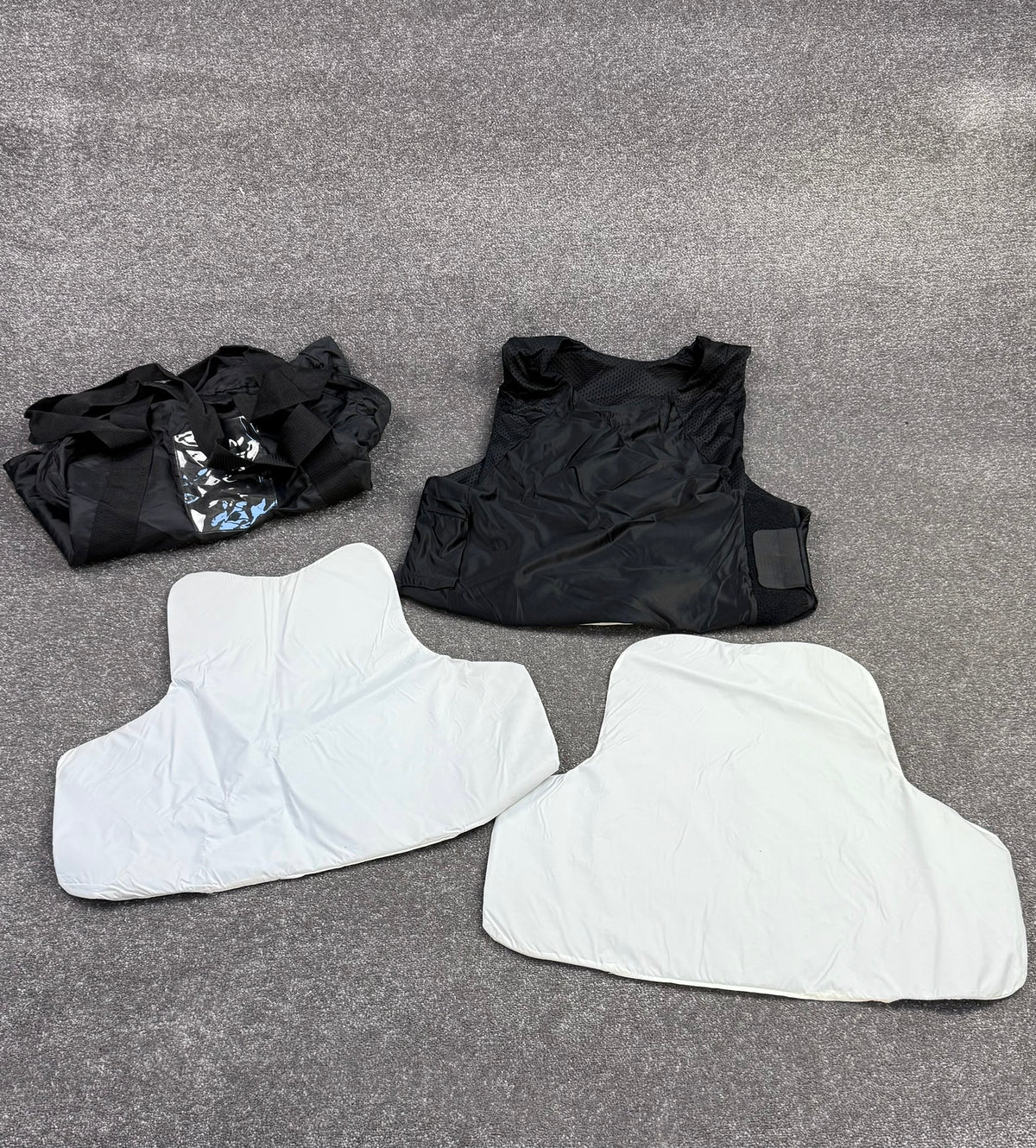 Ex Police Mehler Covert Body Armour Stab Vest X LARGE Ballistic HG1A + Bag