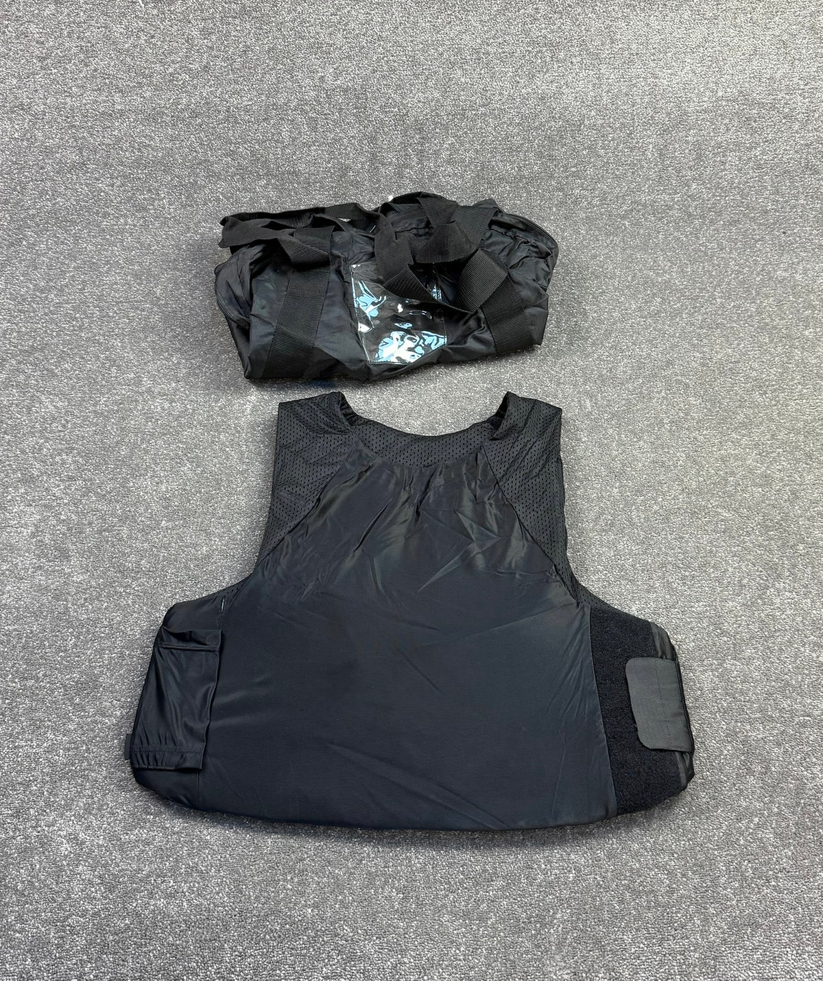 Ex Police Mehler Covert Body Armour Stab Vest X LARGE Ballistic HG1A + Bag