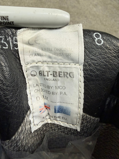 Altberg Field & Fell Original Leather Waterproof Combat Boots UK 8 Skywalk Sole