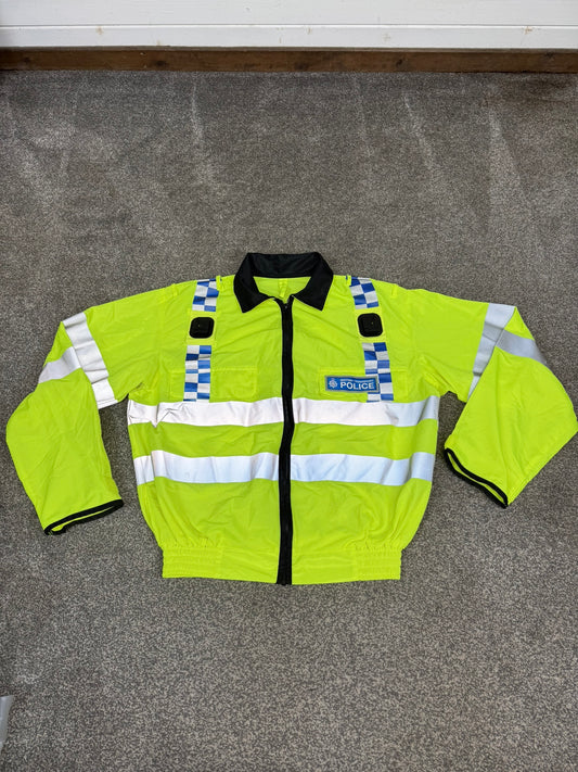 Ex British Transport Police Hi Vis Vest BTP Bomber Vest Collector Display TV Film Uniform