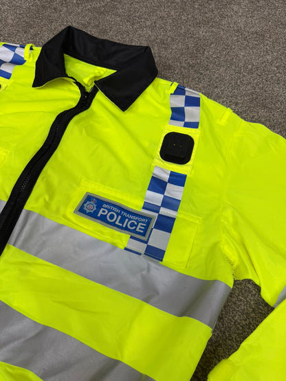 Ex British Transport Police Hi Vis Vest BTP Bomber Vest Collector Display TV Film Uniform