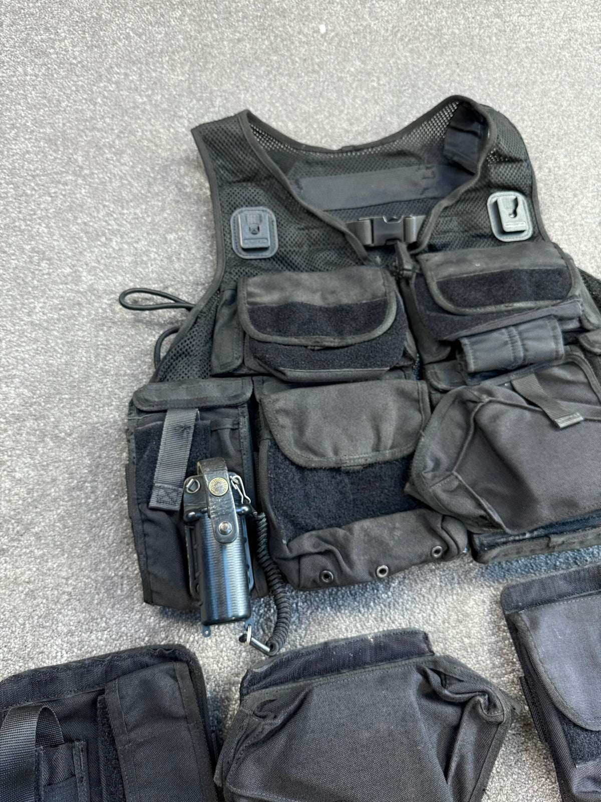 Ex Police Firearms ARV Tactical Waistcoat Vest + Spare Pouches Security Patrol Dog Handler Airsoft