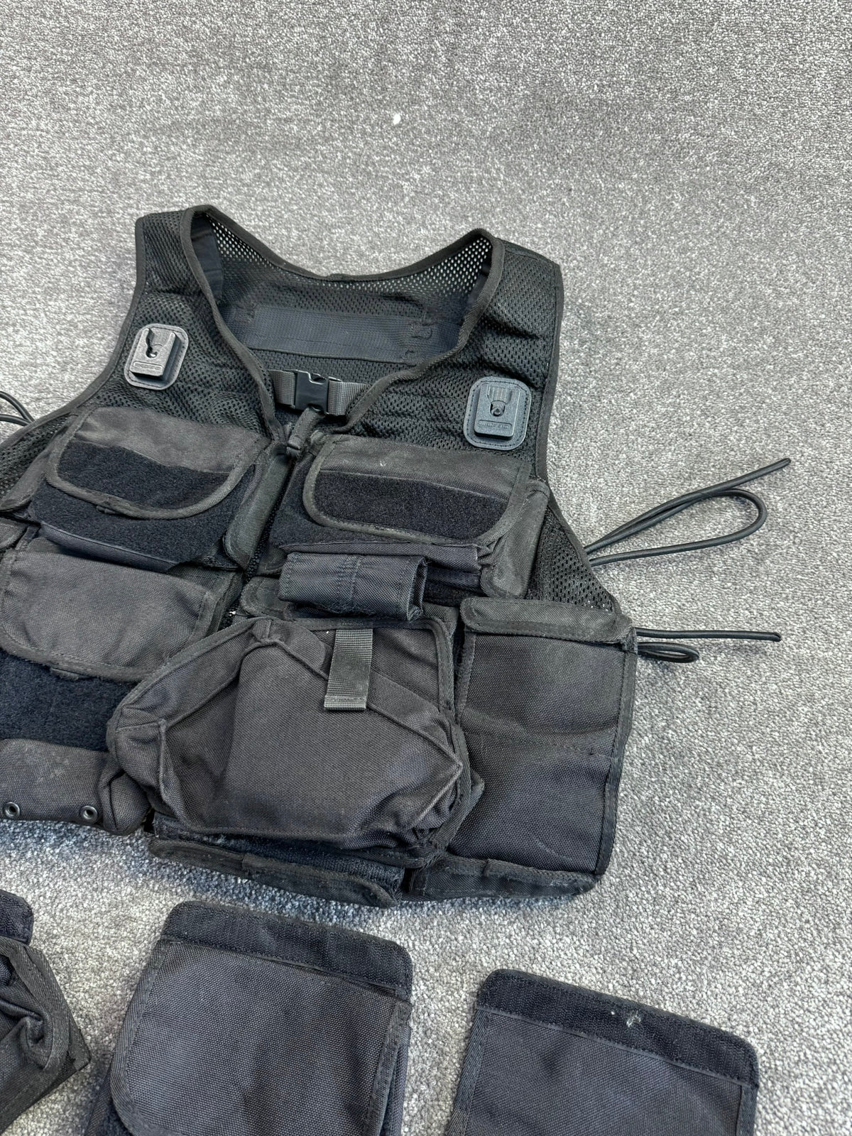 Ex Police Firearms ARV Tactical Waistcoat Vest + Spare Pouches Security Patrol Dog Handler Airsoft