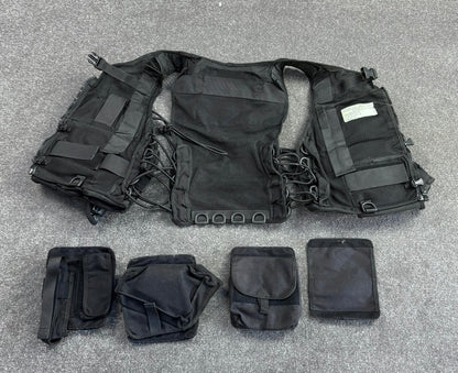 Ex Police Firearms ARV Tactical Waistcoat Vest + Spare Pouches Security Patrol Dog Handler Airsoft