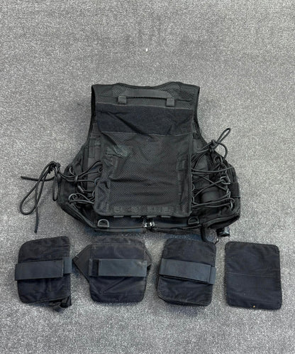 Ex Police Firearms ARV Tactical Waistcoat Vest + Spare Pouches Security Patrol Dog Handler Airsoft