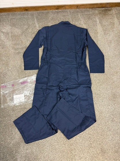 NEW Alsico Blue Coveralls Boiler Suit 44" Chest XL