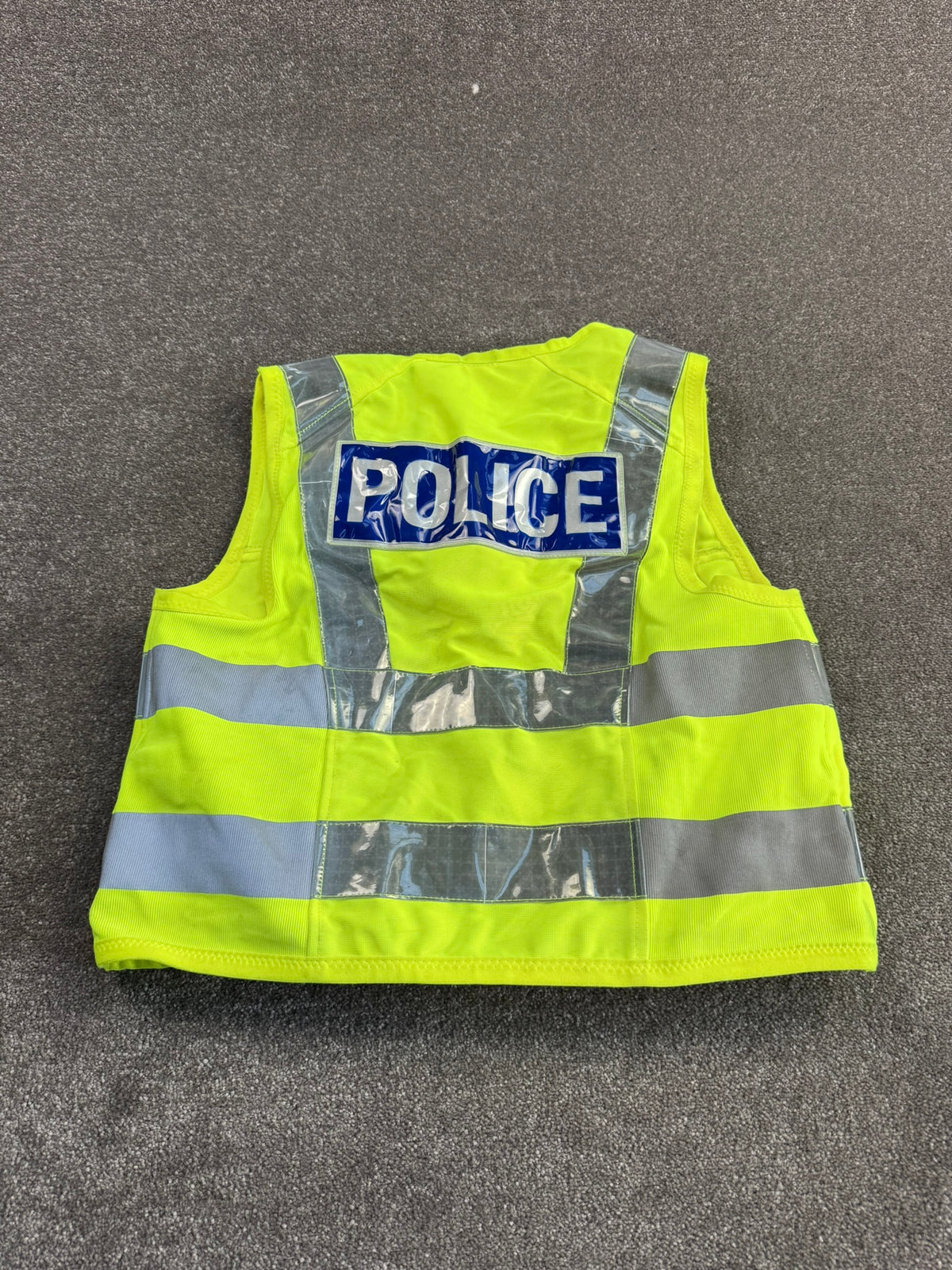 Ex Police Hi Vis Utility Tac Vest & Pouches BADGED Model 774 - Medium Film TV Uniform Display