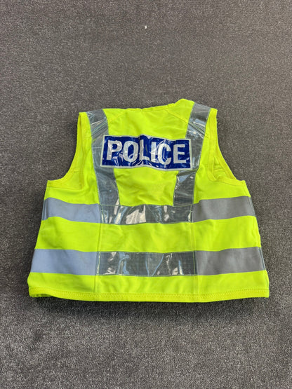 Ex Police Hi Vis Utility Tac Vest & Pouches BADGED Model 774 - Medium Film TV Uniform Display
