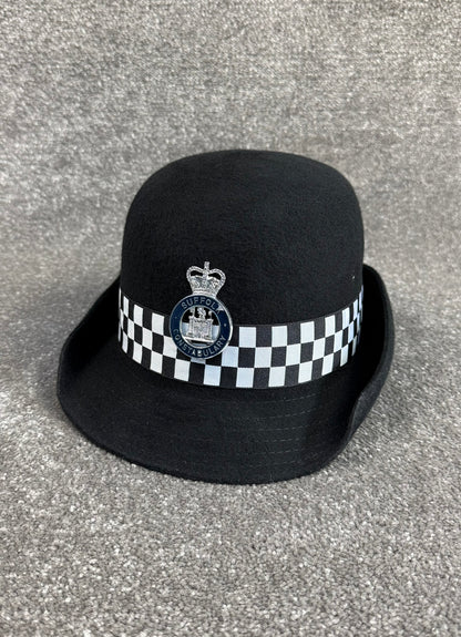 Ex Suffolk Police WPC Bowler Hat 57cm Fancy Dress Costume Theatre Collector Display