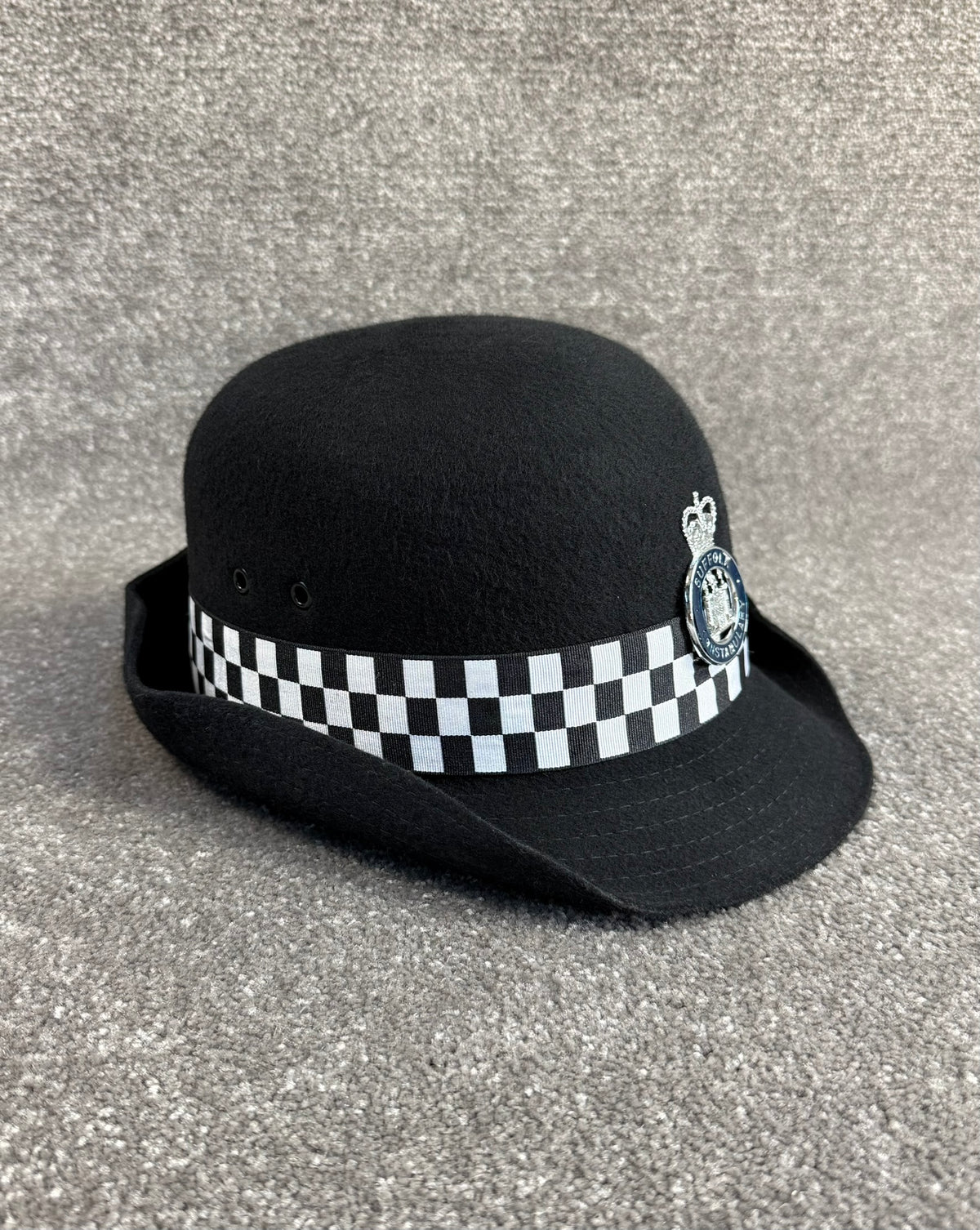 Ex Suffolk Police WPC Bowler Hat 57cm Fancy Dress Costume Theatre Collector Display
