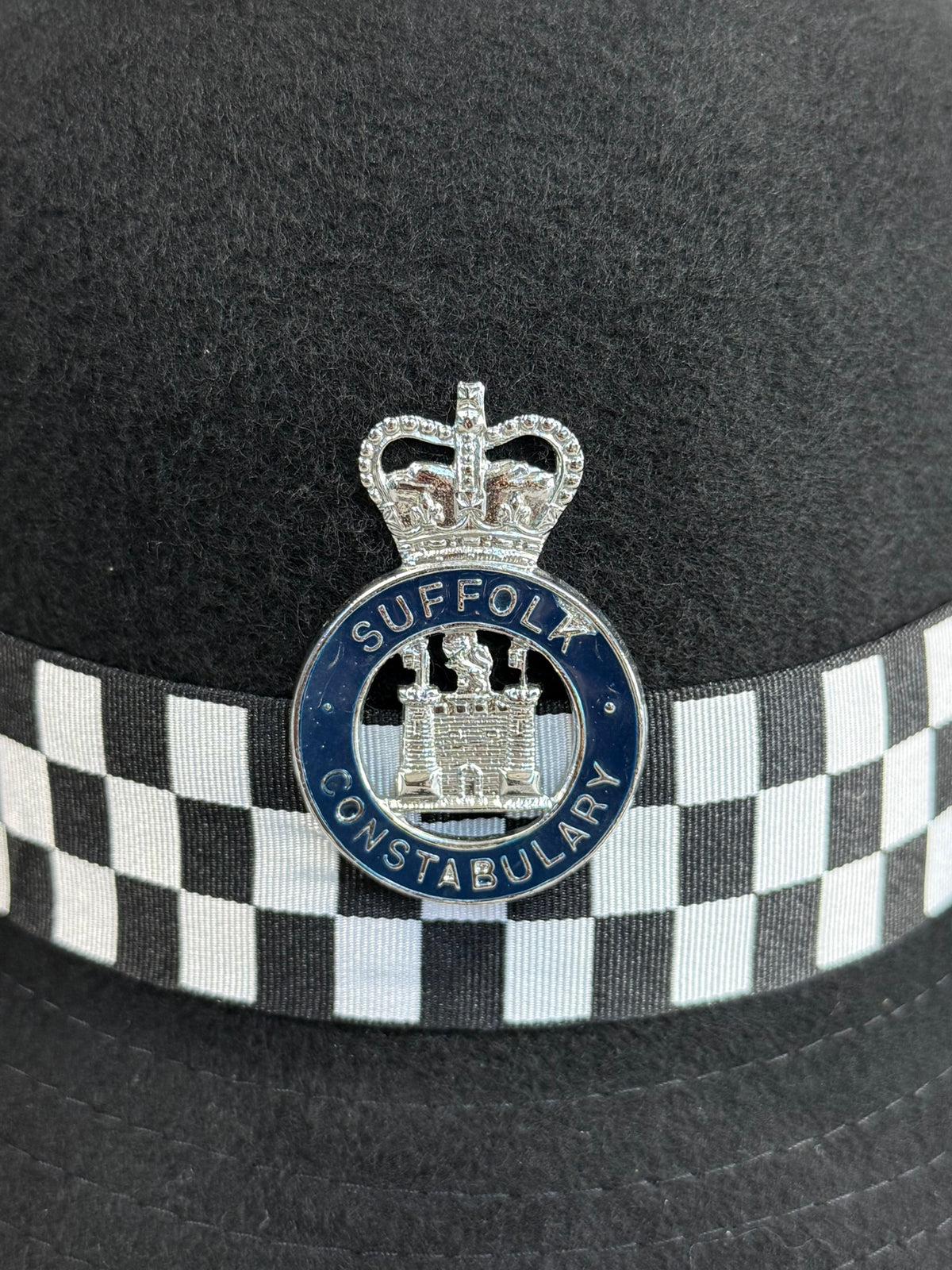Ex Suffolk Police WPC Bowler Hat 57cm Fancy Dress Costume Theatre Collector Display