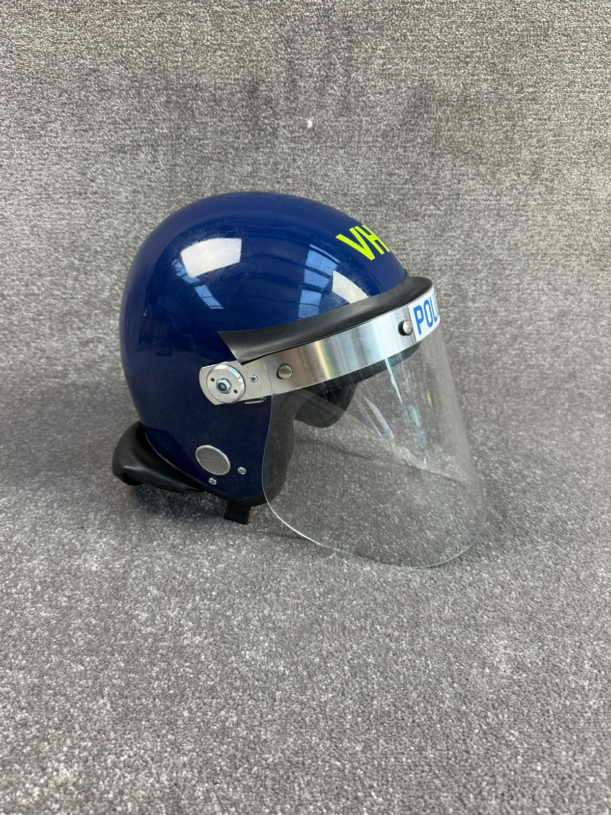 Ex Police Riot Helmet MLA Defender 58-59cm Collectable Display Airsoft Paintball