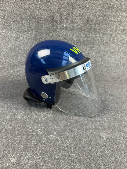 Ex Police Riot Helmet MLA Defender 58-59cm Collectable Display Airsoft Paintball