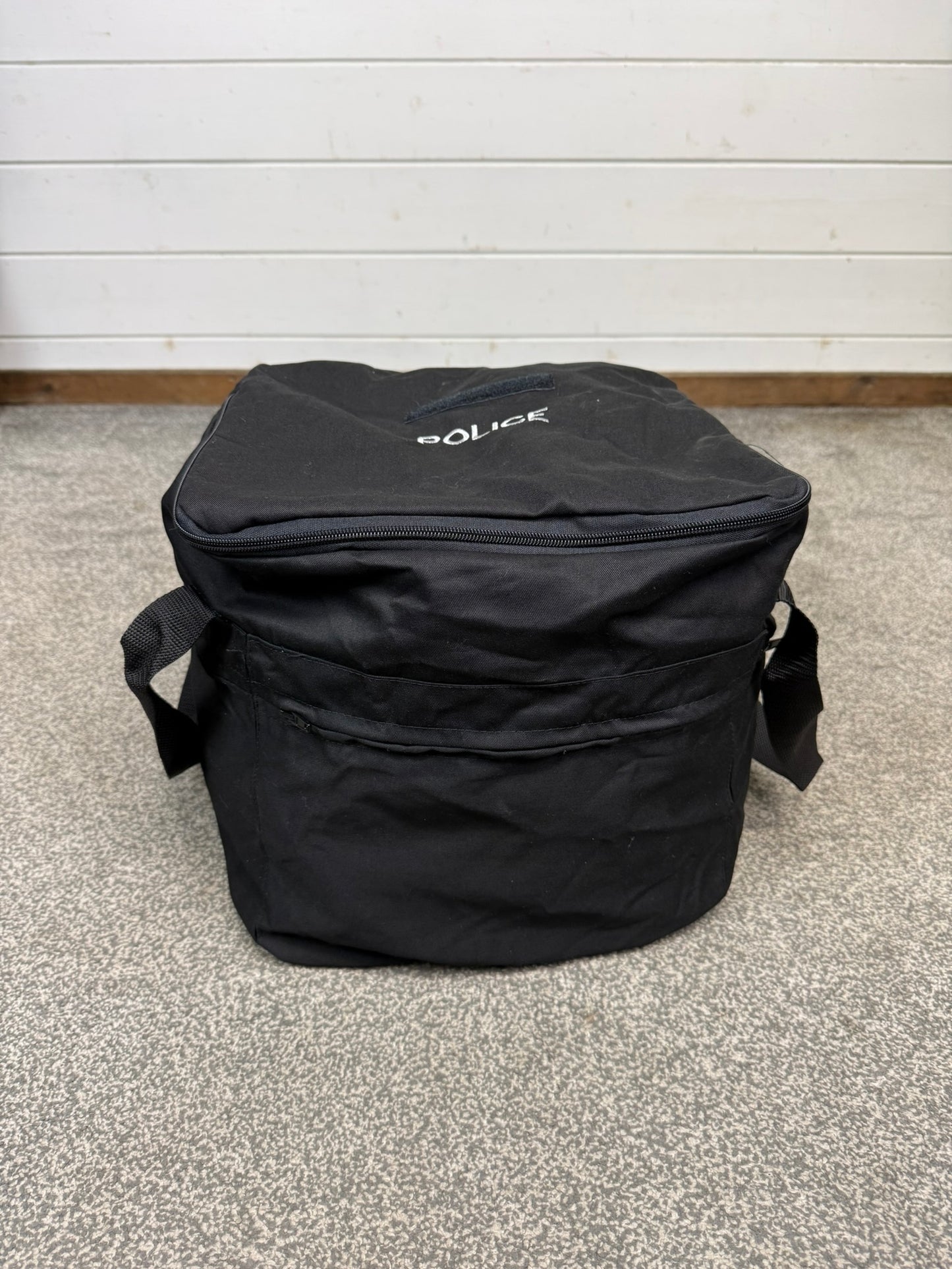 Ex Police Riot Helmet Storage Transport Bag BADGED Collector TV Film Display