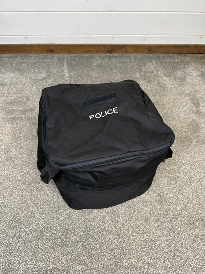 Ex Police Riot Helmet Storage Transport Bag BADGED Collector TV Film Display
