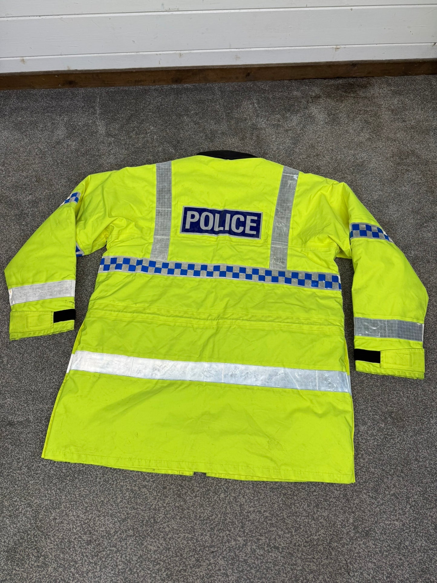 4x Ex Police Hi-Vis Waterproof Jacket Coat Job Lot BADGED Mixed Bundle