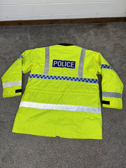 4x Ex Police Hi-Vis Waterproof Jacket Coat Job Lot BADGED Mixed Bundle
