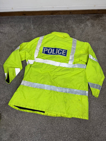 4x Ex Police Hi-Vis Waterproof Jacket Coat Job Lot BADGED Mixed Bundle