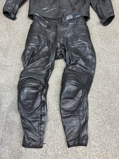 Ex Police Hideout Motorcycle Leathers 2 Piece Jacket & Trousers Motorbike Biker Suit