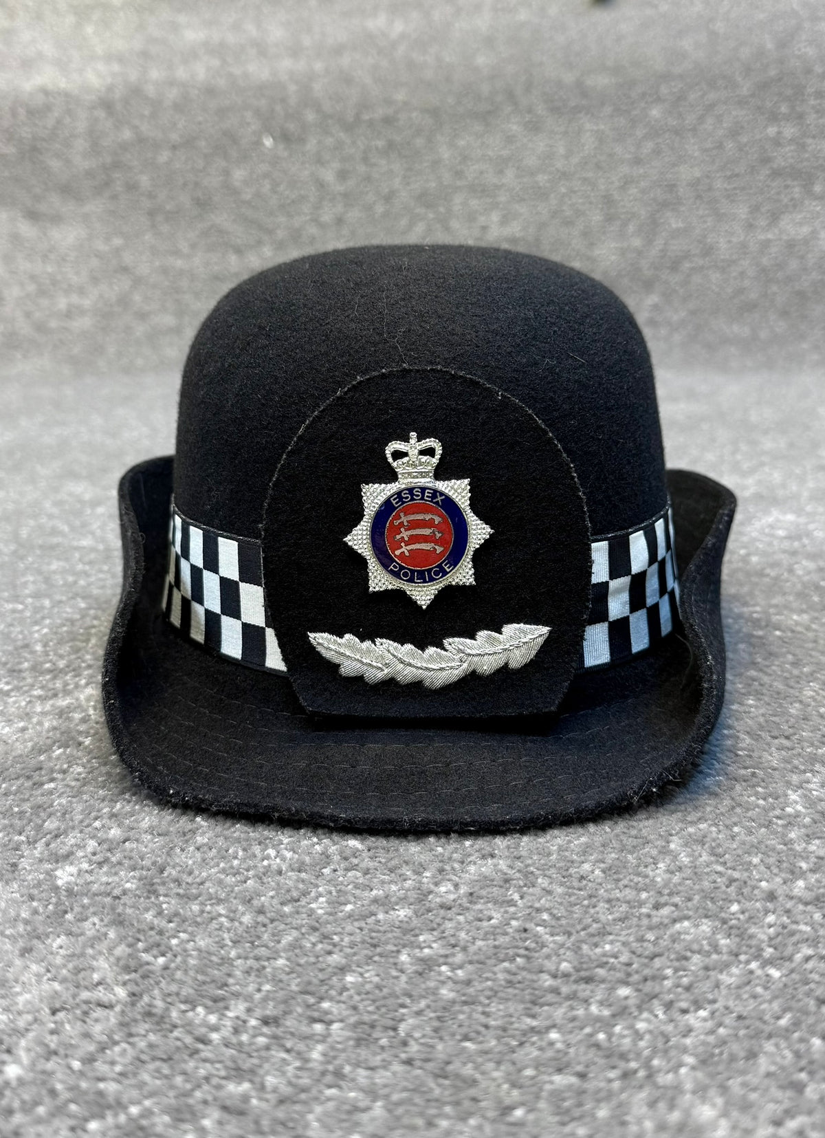 Ex Essex Police Assistant Chief Constable WPC Bowler Hat 58cm BADGED Film TV Uniform