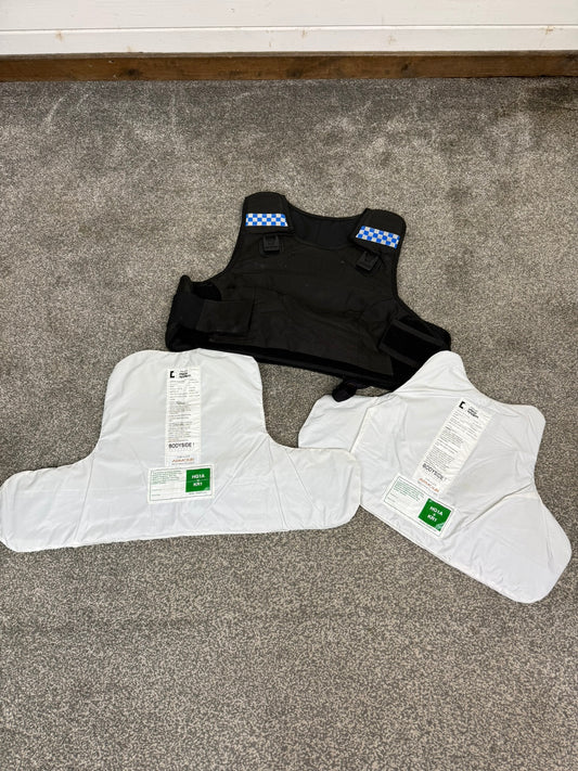 Ex Police Mehler Body Armour Vest Female Anti Stab & Ballistic HG1A & KR1 Security - Medium