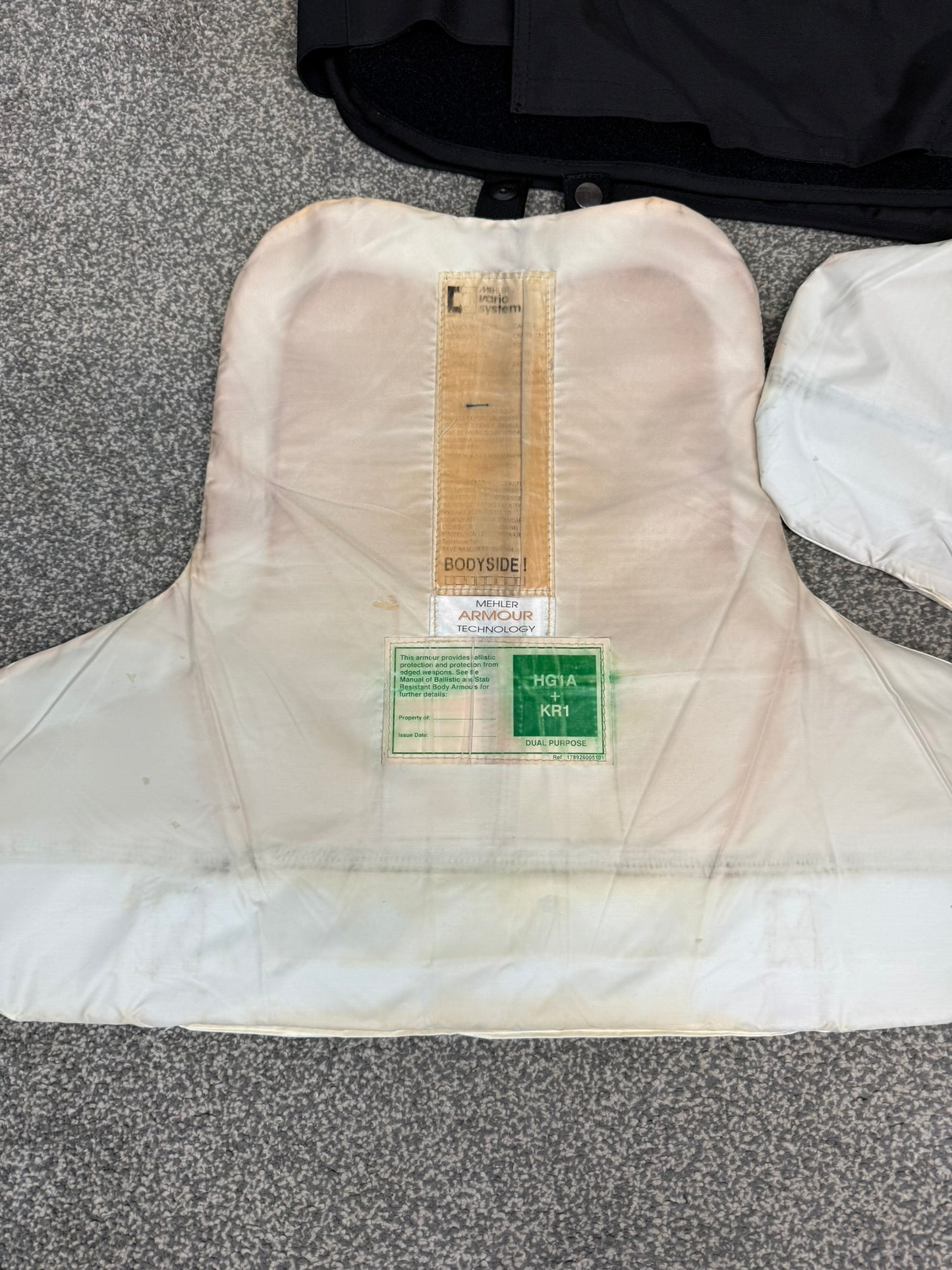 Ex Police Mehler Body Armour Vest Anti Stab & Ballistic HG1A & KR1 Security - LARGE