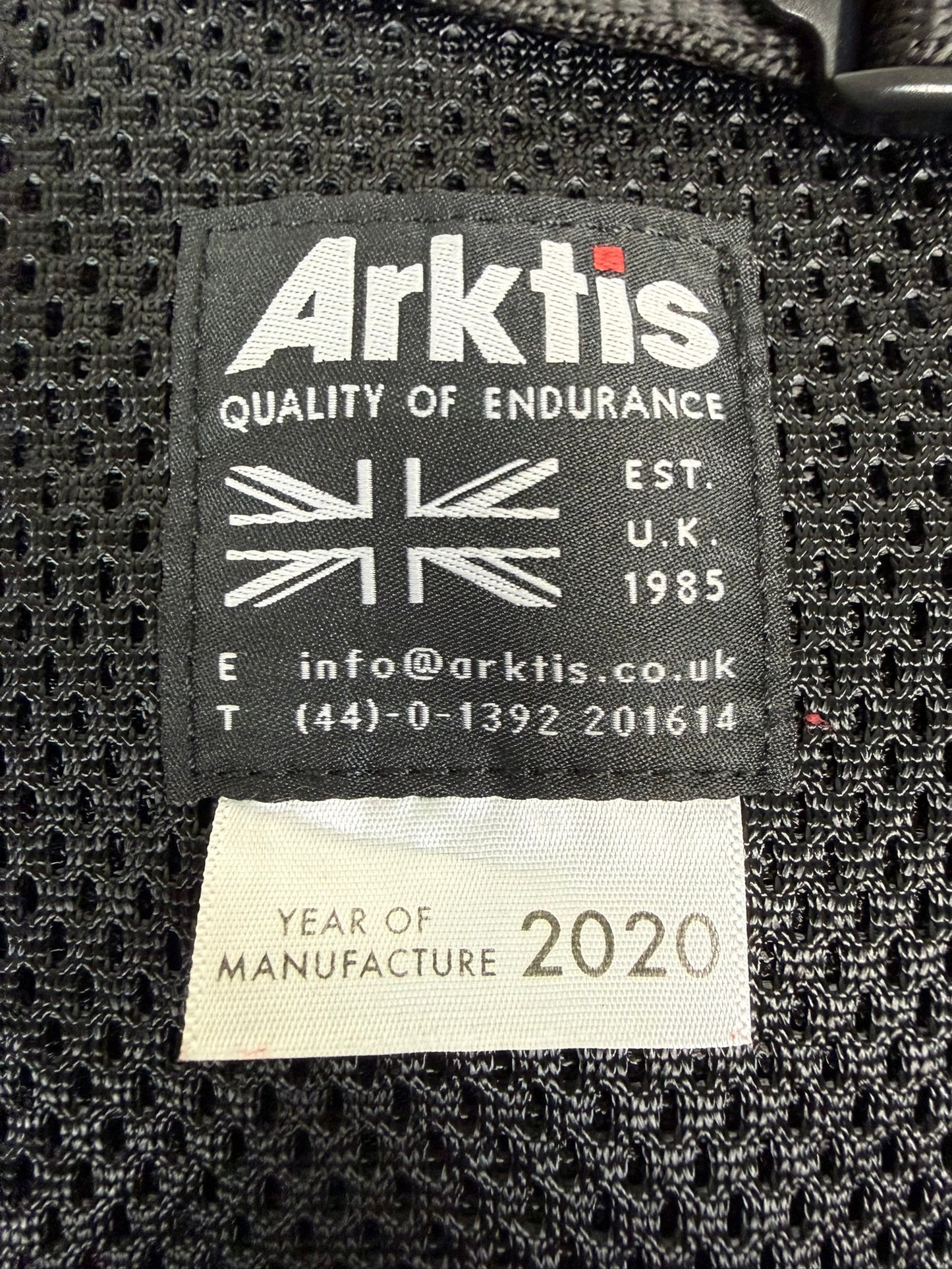 Ex Police Black Arktis Vest Tac Utility Patrol vest Security Airsoft Marshall - LARGE