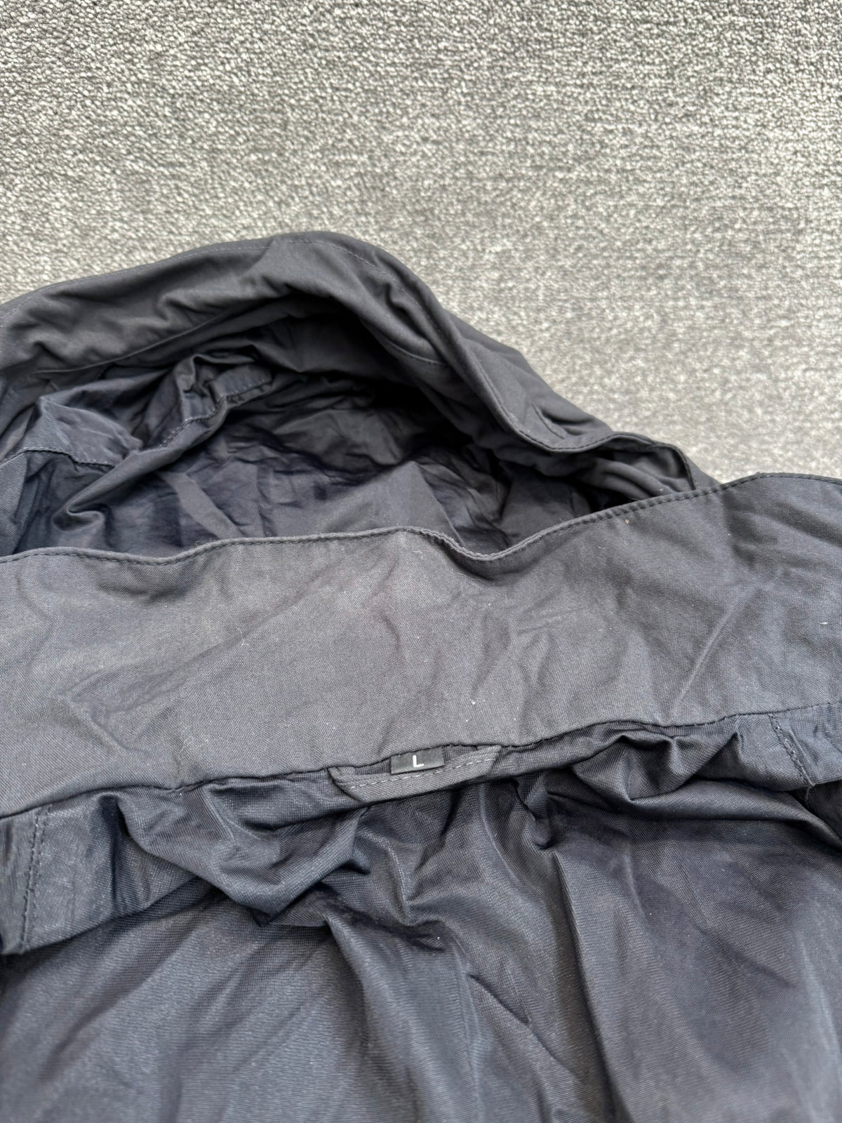 Black Waterproof Jacket Smock (Maybe Arktis Avenger) Ex Police Security - LARGE