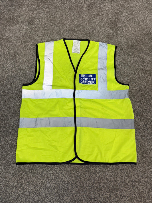 Ex Police Incident Officer Hi-Vis Waistcoat Vest Collector TV Film Display