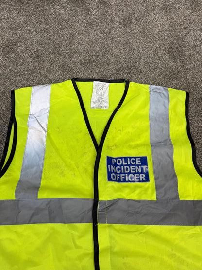 Ex Police Incident Officer Hi-Vis Waistcoat Vest Collector TV Film Display