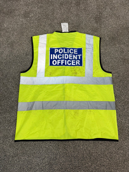 Ex Police Incident Officer Hi-Vis Waistcoat Vest Collector TV Film Display