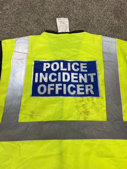 Ex Police Incident Officer Hi-Vis Waistcoat Vest Collector TV Film Display