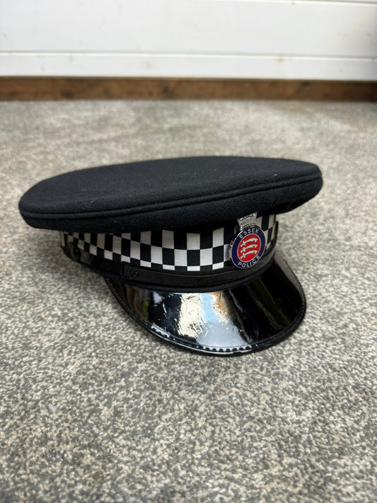 Ex Essex Police Peak Cap Patrol Hat Collector Memorabilia Display