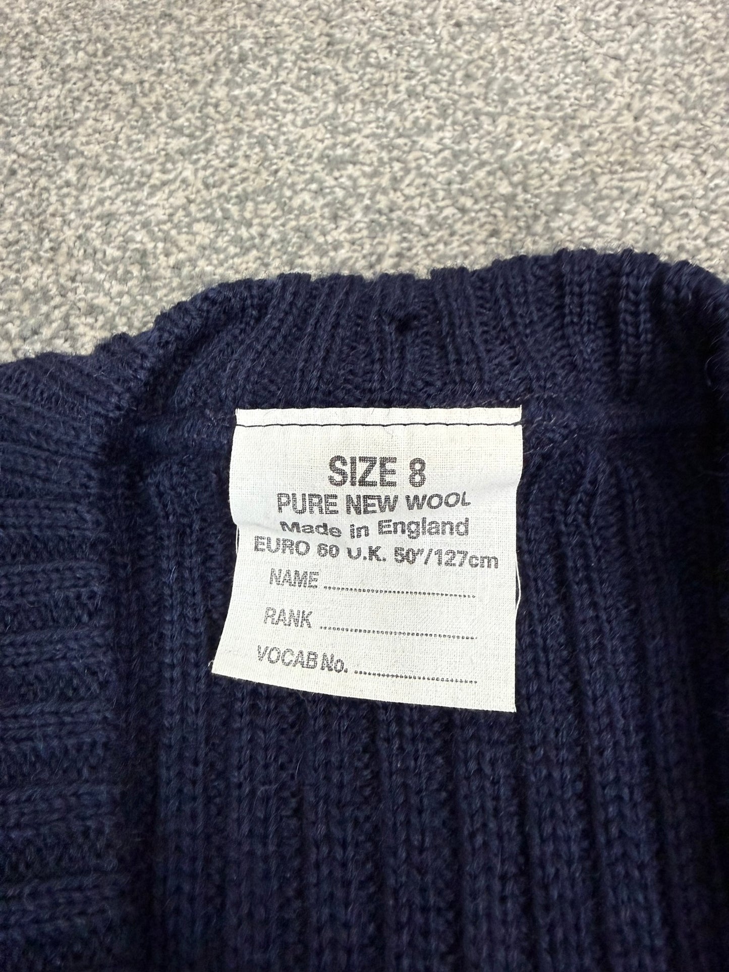 Ex Essex Police Pullover Commando Wool Jumper Collector Film TV Display