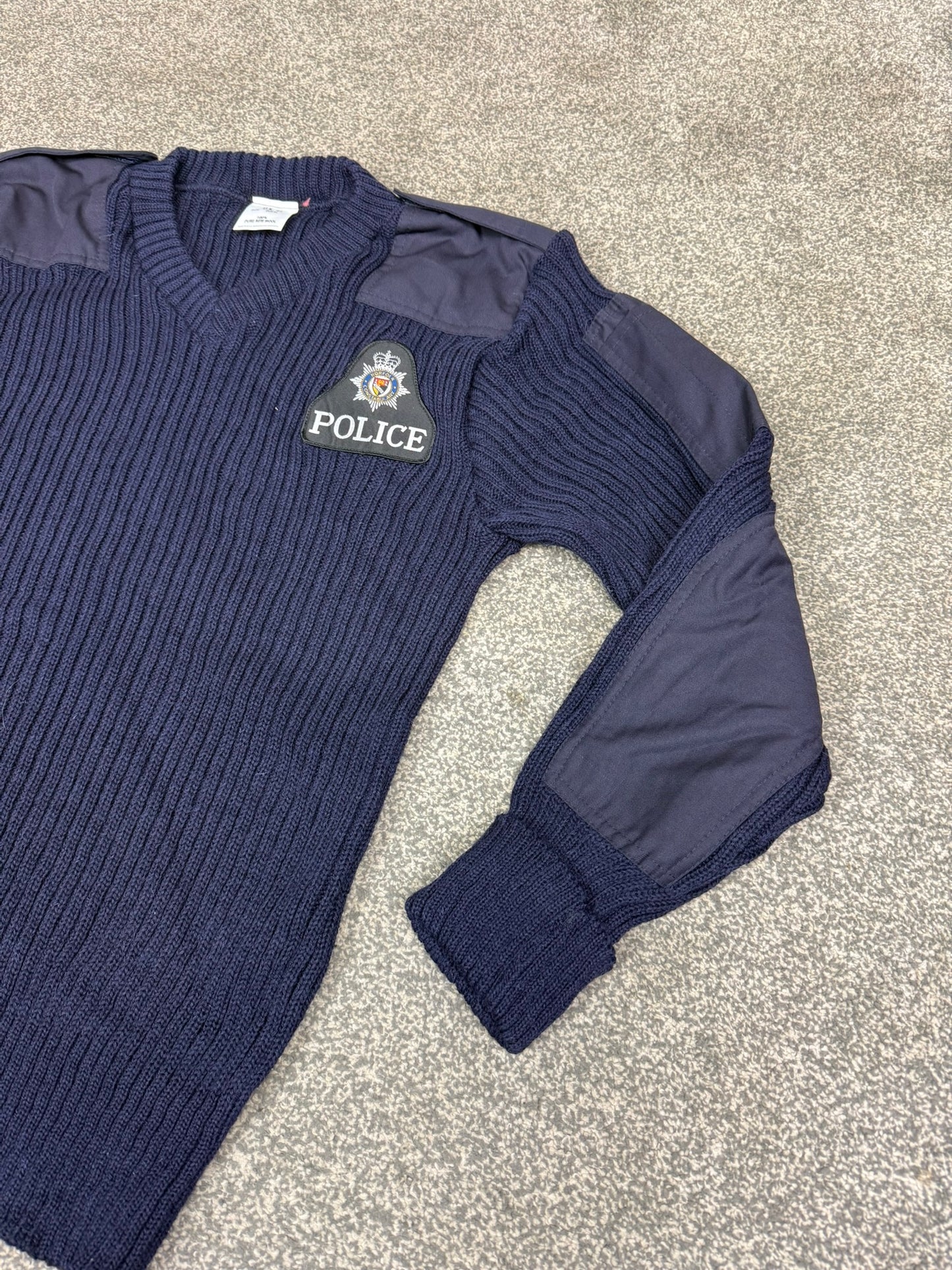 Ex Norfolk Constabulary Police Pullover Commando Wool Jumper Collector Film TV Display