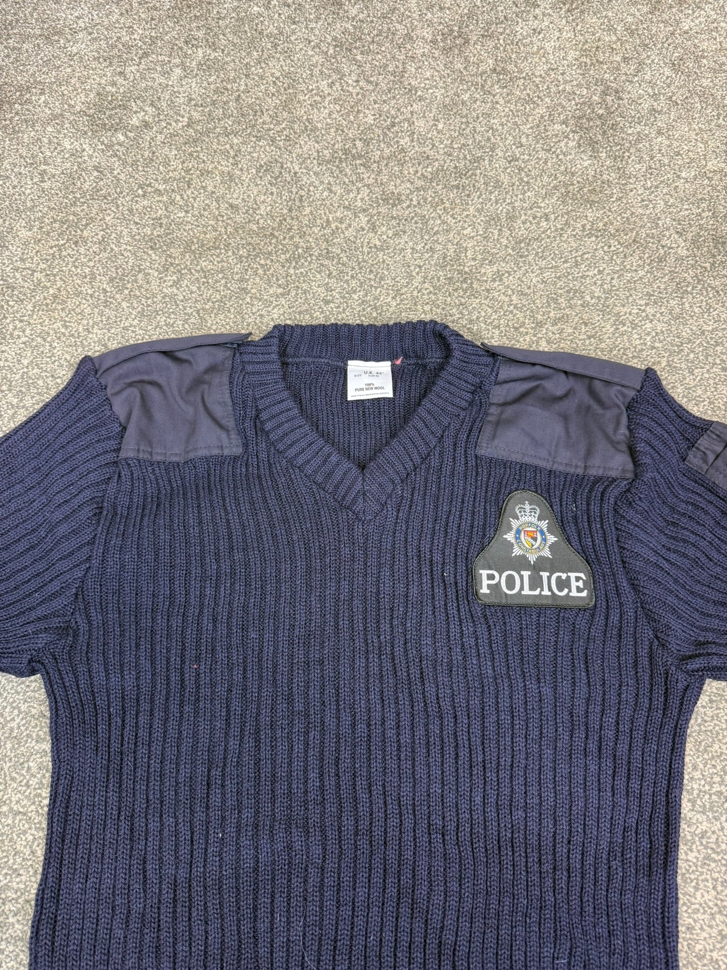 Ex Norfolk Constabulary Police Pullover Commando Wool Jumper Collector Film TV Display