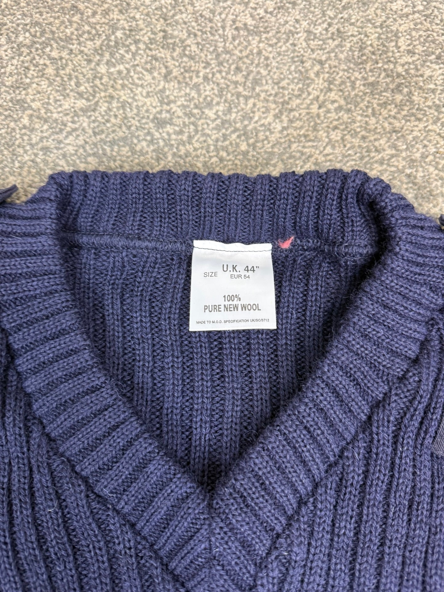 Ex Norfolk Constabulary Police Pullover Commando Wool Jumper Collector Film TV Display