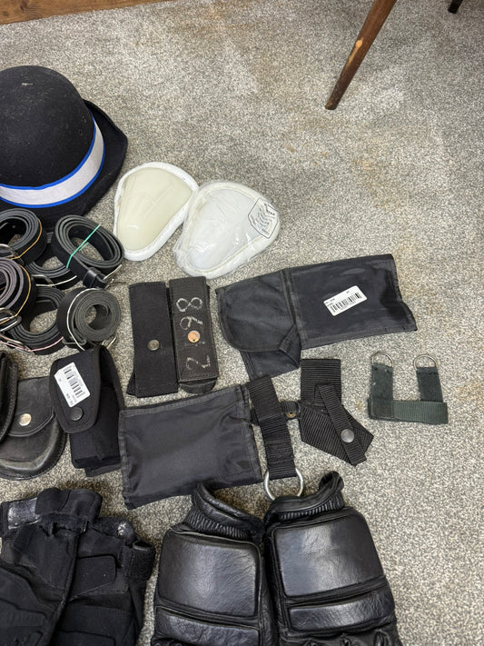 Ex Police Accessory Job Lot Belt Pouches Gloves Hat Maglite Security Lot