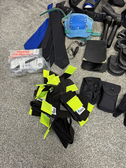 Ex Police Accessory Job Lot Belt Pouches Gloves Hat Maglite Security Lot