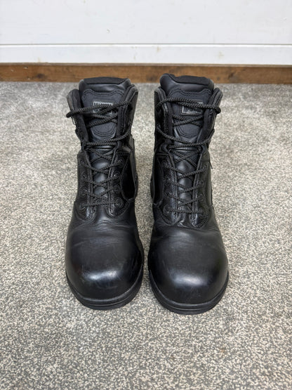 Ex Police Magnum Stealth Force 6.0 Combat Boots Black Leather UK 9 Security