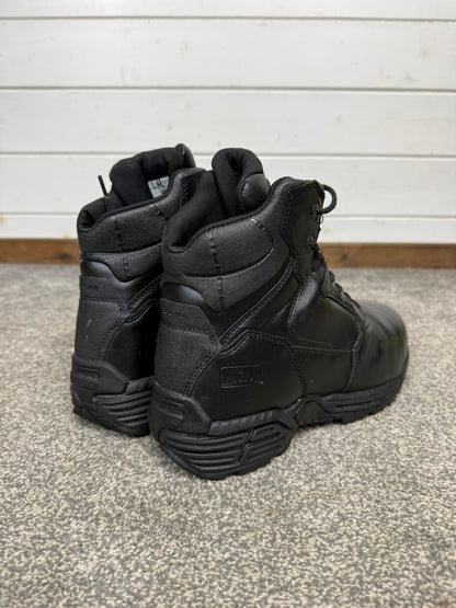 Ex Police Magnum Stealth Force 6.0 Combat Boots Black Leather UK 9 Security