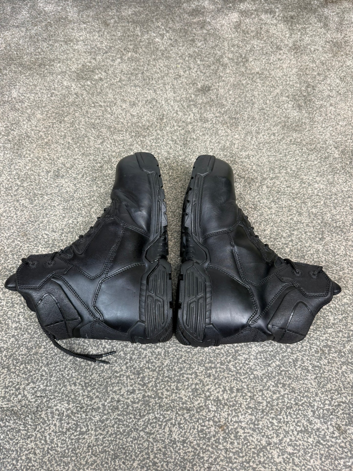 Ex Police Magnum Stealth Force 6.0 Combat Boots Black Leather UK 9 Security