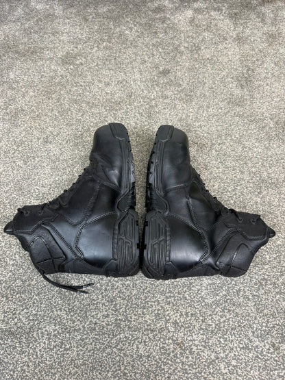 Ex Police Magnum Stealth Force 6.0 Combat Boots Black Leather UK 9 Security